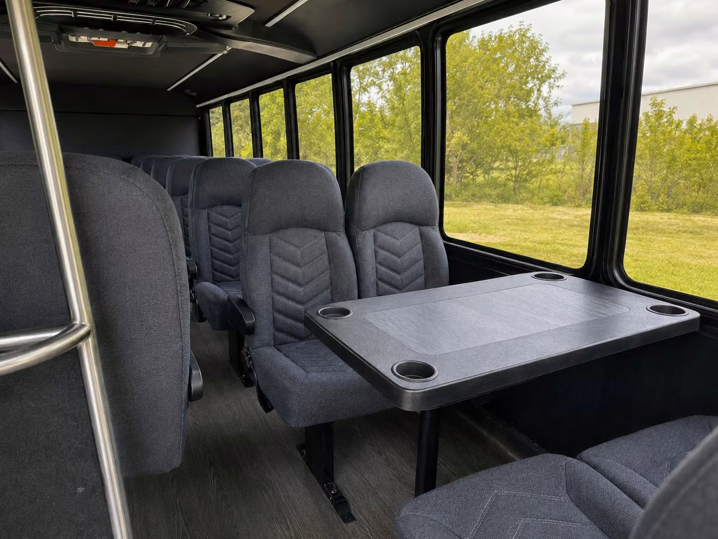 18 passenger minibus inside