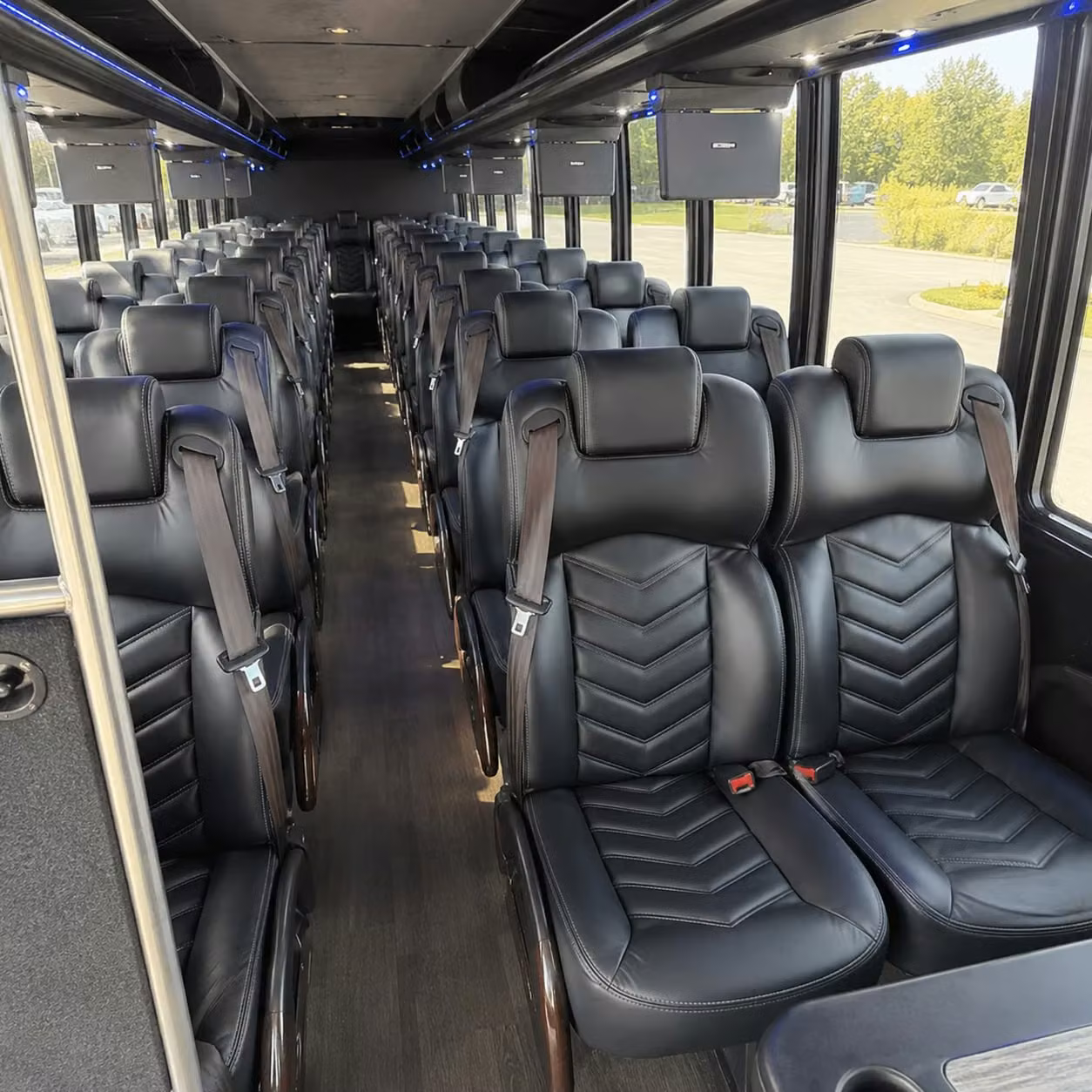 25 passenger minibus inside
