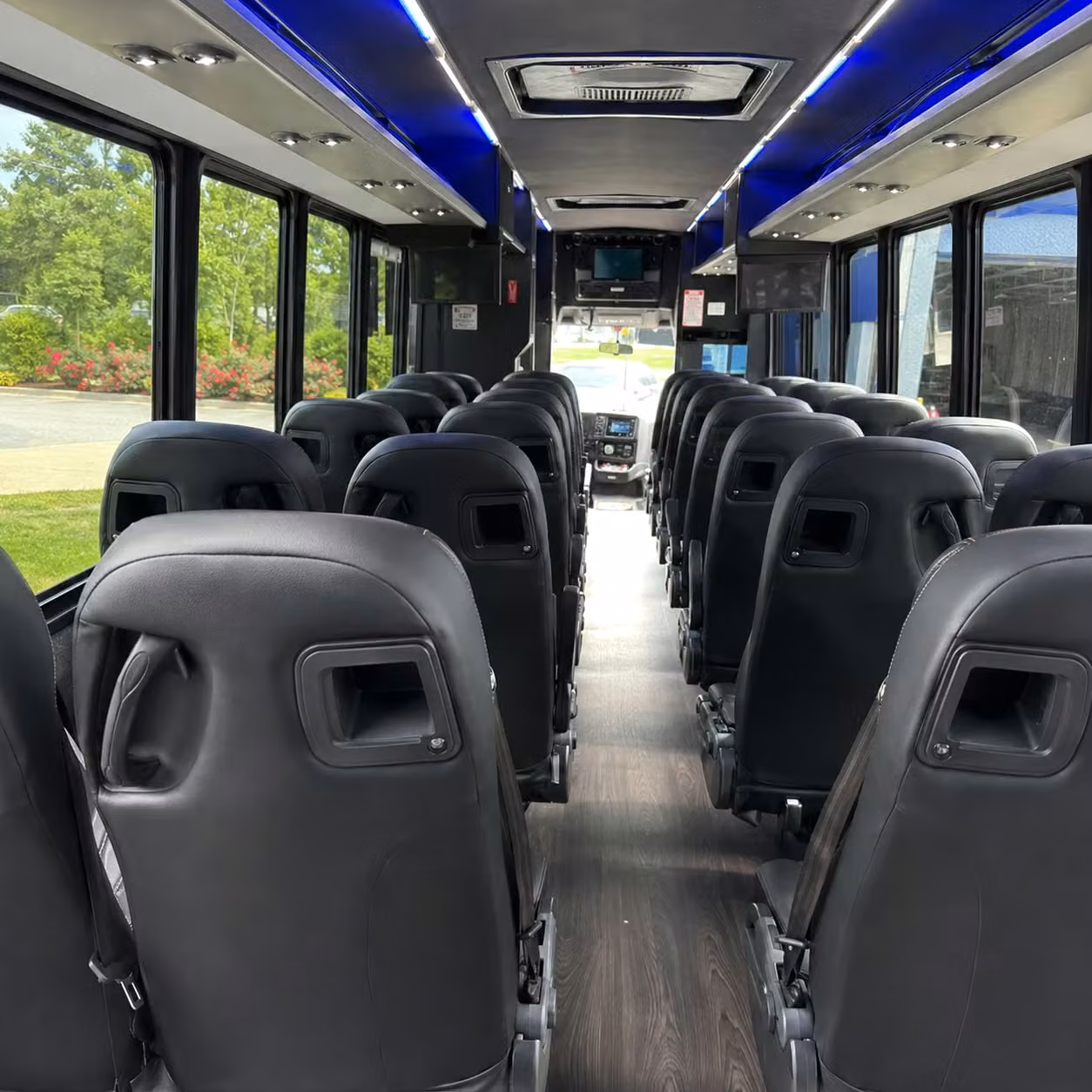 30 passenger minibus inside