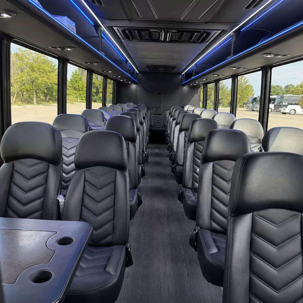 35 passenger minibus inside