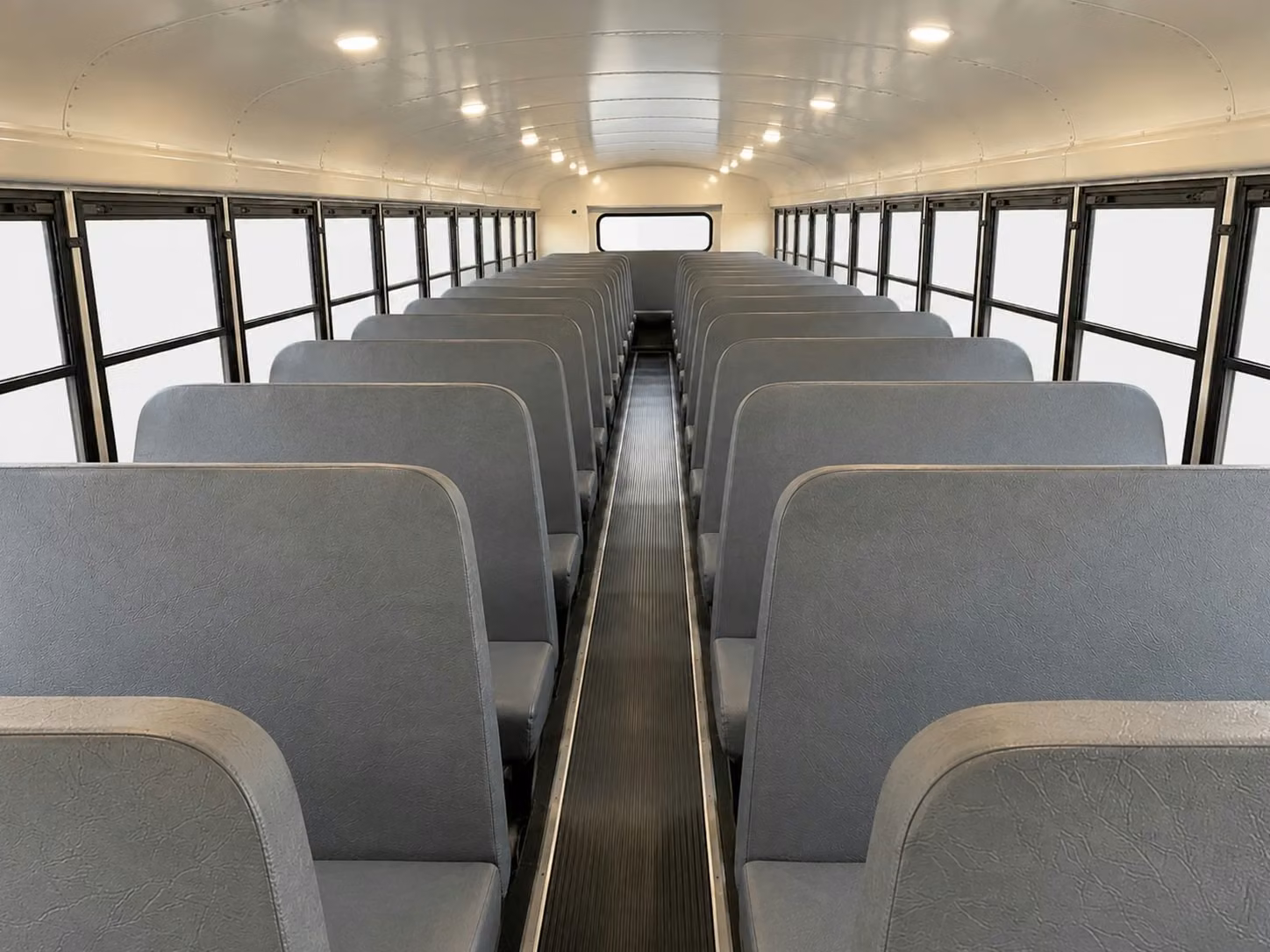 school bus inside